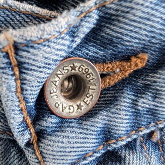 GAP 90’s Boot Cut Ankle Length Blue Jeans Size 4 Vintage Denim - Picture 5 of 7